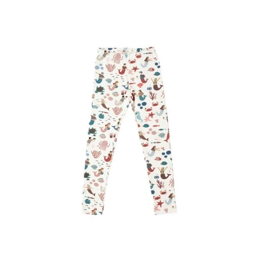 dlugie legginsy dla dziewczynek z nadrukiem syren i rybek legginsy dla szczupłej dziewczynki legginsy dzianinowe dla dziewczynki legginsy dziecięce Legginsy dla dziewczynek Getry z dzianiny.webp legginsy dla dziecka z rybkami legginsy z nadrukiem ryb