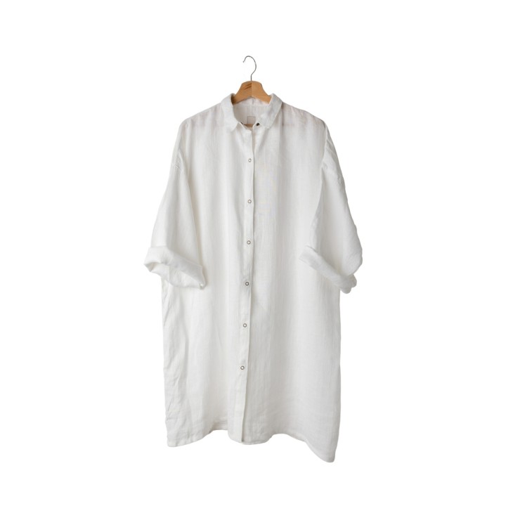 lniana koszula damska, koszula lniana damska, koszula oversize z lnu, koszula lniana